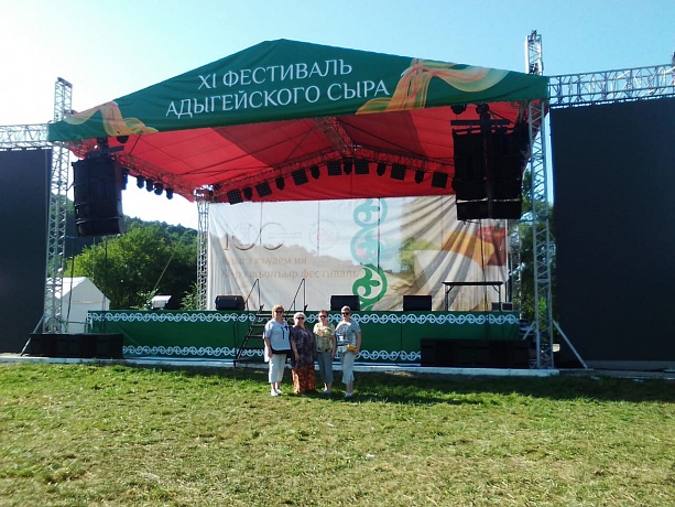 Члены ППО Майкопа посетили городской фестиваль