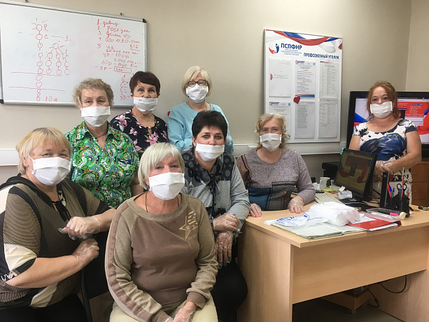 Городские ППО получили маски и перчатки для начала работы в офисах