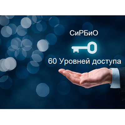 60 уровней доступа СиРБиО